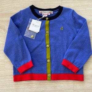 NWT Bonpoint Color Block Cardigan